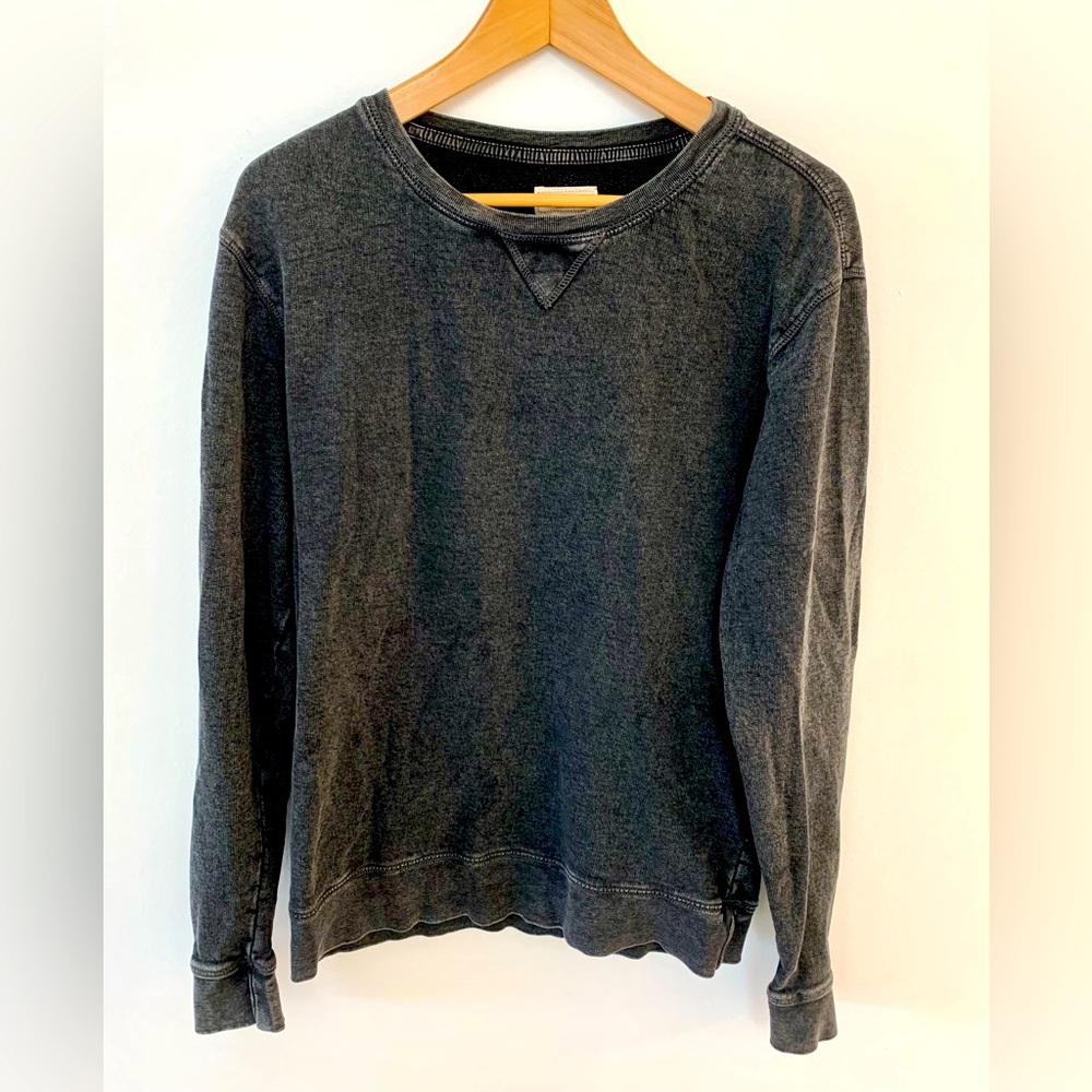 Route 66 clothing vintage crew neck sweatshirt, size M. Faded distressed black.
